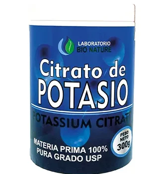 Citrato de potasion x 300 gr