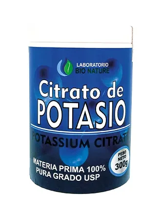 Citrato de potasion x 300 gr