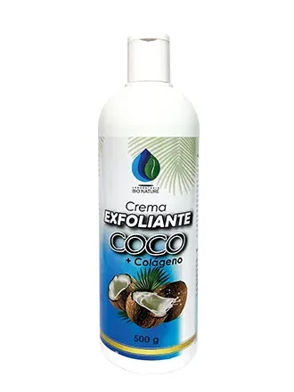 Crema exfoliante coco + colageno