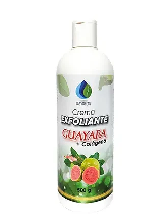 Crema exfoliante guayaba +
colageno